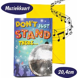 Verjaardagskaart Met Geluid – Disco Kaart met Muziek – Verjaardagskaarten Voor Kinderen – Ansichtkaarten - Verjaardag Muziekkaart - Muziekwenskaart - Wenskaart Grappig - Birthday Card – Met Roze Envelop