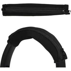 Hoofdband hoes van neopreen - Geschikt voor JBL Tour One koptelefoon - Zwart .