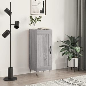 The Living Store Dressoir - Trendy - Opbergkast - Afmeting- 34.5 x 34 x 90 cm - Ken- Metalen poten