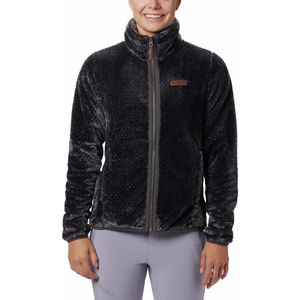 Columbia Fire Side II Vest Dames met Rits - Sherpa Fleece Vest Dames - Outdoorvest - Shark - Maat M