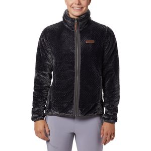 Columbia Fire Side II Vest Dames met Rits - Sherpa Fleece Vest Dames - Outdoorvest - Shark - Maat XL