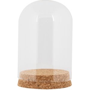 Clayre & Eef Glazen Stolp Ø 8x12 cm Transparant Glas