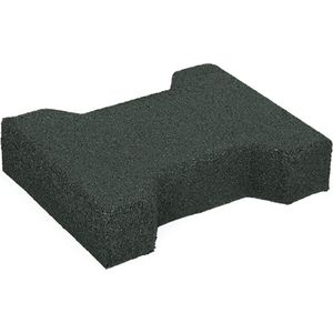 Rubberen klinkers | Donkergroen | 20x16,5x4,3cm | 10 stuks | H-klinkers