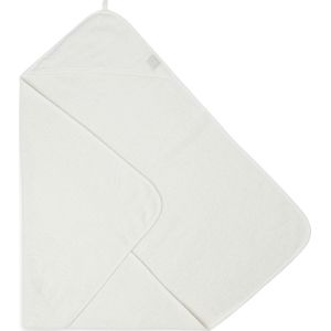 Jollein - Badcape - Beige - 100% Badstof Katoen - Baby Handdoek met Badcape, Omslagdoek, Badponcho - 75x75 cm