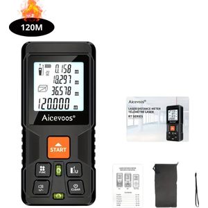 Bovista Laserafstandsmeter - Laser - Afstandsmeter - Afstandmeter - Rangefinder - Digitale Meetlint - Precisiegereedschap - 120 Meter