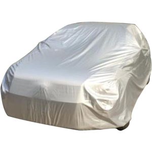 Waterdichte autohoes auto volledige garage autogarage afdekking dekzeil autozeil speciale cover goede kwaliteit L, 457 * 165 * 120cm, zilver