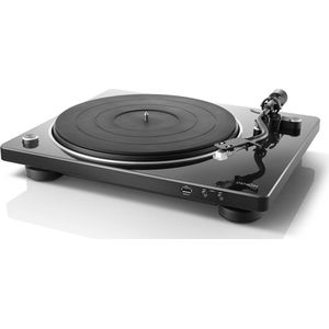 Denon - DP-450USB - Hifi Platenspeler met USB-Opname, MM-Cartridge, Ingebouwde Phono-Voorversterker en Toonarm - Zwart