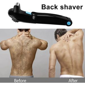 Elektrisch Rug Scheerapparaat met Lange Steel – 180° Opvouwbaar & Oplaadbaar | Heren Bodygroomer voor Rug, Nek, Armen & Benen | Zelfstandig & Pijnloos Scheren