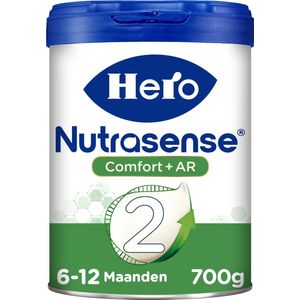 Hero Nutrasense Comfort+ AR Opvolgmelk 2 (6+ Maanden) - Flesvoeding - 1 x 700gr - Palmolievrij