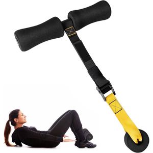 - Hamstring Curl Strap met verbeterde stabiliteit en 5 verstelbare lengtestanden - Draagbare Hamstring Oefenapparaat voor Peescurls en Sit-ups - Ideaal voor Spaanse Squats: Nordic Hamstring Curl Strap