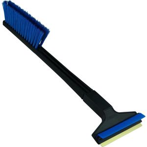 Murska IJskrabber 420 mm messing mes - Sneeuwborstel met bezem - Originele Finlandse topkwaliteit - Kleur willekeurig