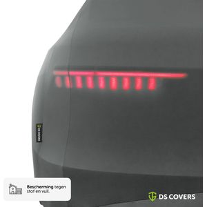 BOXX indoor SW autohoes van DS COVERS – Indoor – Stationwagen fit - Bescherming tegen stof en vuil –  Extra zachte binnenzijde – Stretch-Fit pasvorm – Incl. Opbergzak - Grijs - Maat L