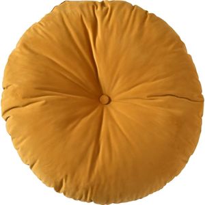 Decorative cushion London yellow dia. 50 cm