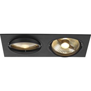 Mat zwart inbouw spots AR111 - ES111 230 Volt
