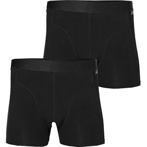 Apollo - Heren boxershort van biologisch katoen - Zwart - Maat XXL - 2-Pak - Heren boxershorts - Biologisch - Heren boxershorts pack