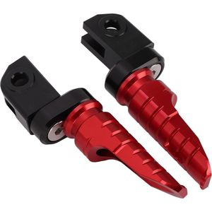 Voorste Voetsteunen Motorfiets Cnc Aluminium Voetsteun Vervanging Aprilia RS660 RSV4 Tuono 660 - Rood. .