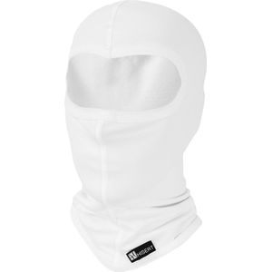 Hisert Balaclava Helmmuts - Winter Muts Face Mask - Polyester - HR-11 - Wit/Wit - Eén maat