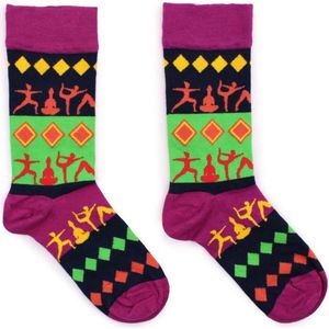 Hop Hare - Bamboe sokken - Vrolijke sokken - Grappige sokken - Yoga- Happy Socks - Unisex - maat 36-40