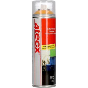 4tecx Industrielak Spray Zinkgeel Hoogglans RAL1018 500Ml
