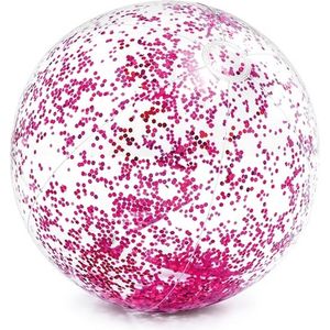 Intex Strandbal Glitter 51 Cm Transparant Paars - Zwembad