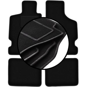 Complete set veloursmatten voor: Citroen Saxo hatchback (1996-2003)