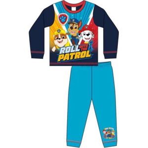 Paw Patrol pyjama - maat 110 - Roll with the Patrol pyama - blauw