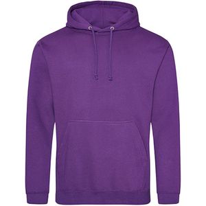 Just Hoods 'College Hoodie' Purple Maat L