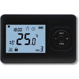 Klokthermostaat CV ketel - thermostaat voor cv - Digitaal - Zwart - handmatig programmeerbaar - Efficiënt regelen - Aan/Uit - QualityHeating