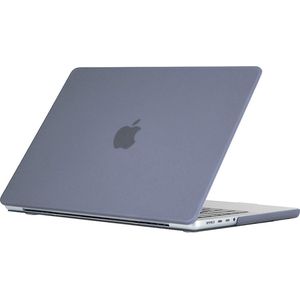 Mobigear Laptophoes geschikt voor Apple MacBook Pro 16 Inch (2021-2024) Hoes Hardshell Laptopcover MacBook Case | Mobigear Cream Matte - Lavendel - Model A2485 / A2780 / A2991