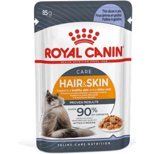 Royal Canin Hair & Skin Care - Katten natvoer - 4 x 12x85 g - In Gravy