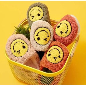 Smiley Pantoffels - Kinderen - Smiley zachte Pantoffels Kids - Sloffen - Kinder Sloffen - Groen