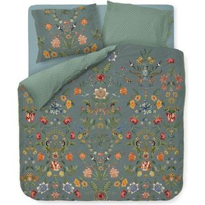 Pip Studio Dekbedovertrek Botanico Verde Blue 1 persoons