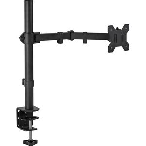 PALMAT® Enkele Monitor Arm – Metalen Beeldscherm Beugel – Monitorarm - 1 Scherm - Kantelbaar, Draaibaar en Wendbaar – Thuiswerken – 8 Kg - 32 inch - Zwart