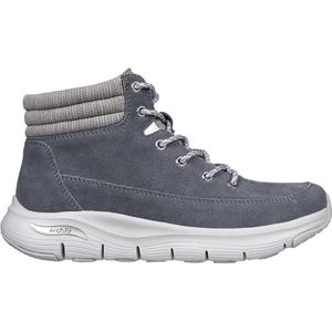 Skechers Arch Fit Smooth - Comfy Chill Dames Sneakers - Grijs - Maat 37