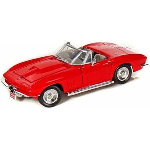 Chevrolet Corvette 1967 Rood 1-24 Motormax