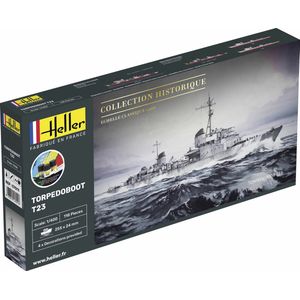 Heller - 1/400 Starter Kit Torpedoboot T23hel57011 - modelbouwsets, hobbybouwspeelgoed voor kinderen, modelverf en accessoires