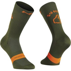 Fietssok Northwave Sunday Monday Socks Green Forest Maat 40/43