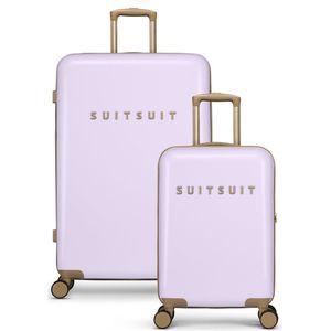 SUITSUIT - Kofferset - Reiskoffer groot - Lila - 2 Delig - TSA Cijferslot