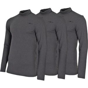 3-Pack Campri Skipully - Wintersportpully - Heren - Charcoal-marl (037) - maat S