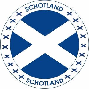 25x Bierviltjes Schotland thema print - Onderzetters Schotse vlag - Landen decoratie feestartikelen