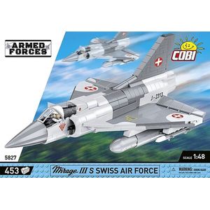 Cobi 5827 - Mirage IIIS Zwitserse luchtmacht - Armed Forces - 453 onderdelen - Bouwdoos