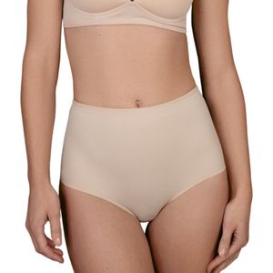 Bye Bra Sculpting Mid Waist Slip, Lasergesneden Randen, Siliconen Strips, Shapewear Voor Dames, Beige, Xxl