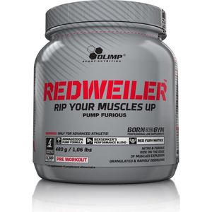 Olimp Supplements Redweiler - Pre-Workout - Blueberry Madness - 480 gram