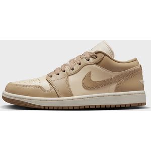 Nike Air Jordan 1 Low - Maat 40 - Bruin / Beige - Sneakers Dames - Doos Zonder Deksel