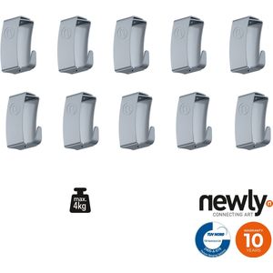 Newly ophanghaak – Schilderijophanghaak voor schilderijen / lijsten / posters / wanddecoraties – Newly haak H10 – 4 kg (10 stuks)