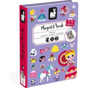 Magnetibook Prinsessen (55 magneten, 7 kaarten)