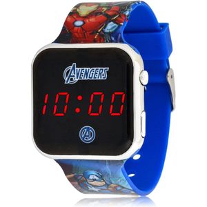 Disney 5-DIS003 Kinderhorloge Avengers - Led Watch - Blauw