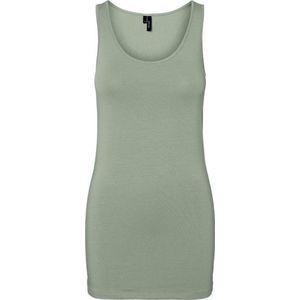 Vero Moda Top Vmmaxi My Soft  Long Tank Top Ga Noos 10185110 Desert Sage Dames Maat - XS