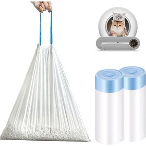 -Zelfreinigende kattenbak vuilniszakken voor extra gemak -Scheurvaste zelfreinigende vuilniszakken met draaggreep -Duurzame kattentoiletzakken voor een frisse kattenbak -Handige kattenbakzakken: 2 rollen, 30 stuks