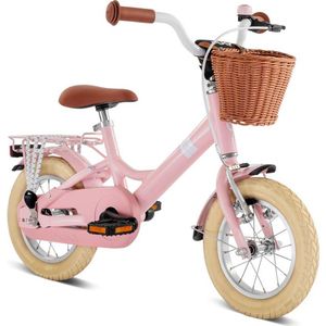 Puky Youke Classic - Kinderfiets - 12 inch - incl. stuurmand - Retro roze - vanaf 3 jaar